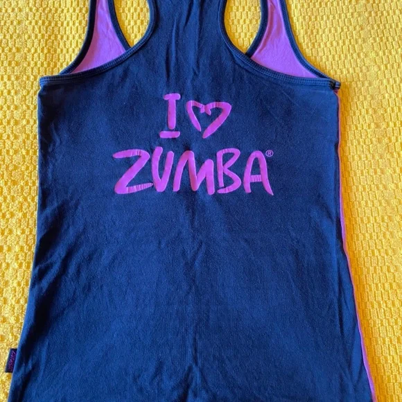 Zumba Racer Back Tank Top - Picture 3 of 4